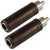6.35mm 1/4" Mono Female Jack Socket to Single RCA Phono
