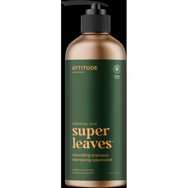 Attitude Super Leaves Petitgrain & Jasmine Volumizing Shampoo , 473