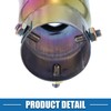 A ABSOPRO Car Exhaust Tip Pipe Heart Shape 2.5 Inch