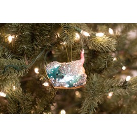 Midwest-CBK Encrusted Stingray Christmas Holiday Ornament 6.5 Inches