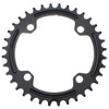 Chainring 36T 104BCD Mutte MTB Narrow Wide Chainring Single (Black,