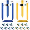 Hilhook Flag Football Belts, 14 Player White Flag Belts Sets