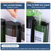 e esscopro 2 Sets Shower Soap Dispenser 3 Chamber No