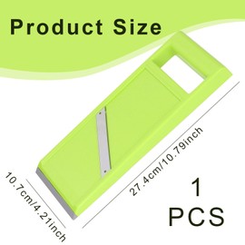 Vegetable Slicer - Handheld Mandolin Food Slicer Stainless Steel Manual Kitchen Slicer, Cucumber Slicer,Fruit Cutter Peeler Chip Maker Portable for Potato Cheese Carrot