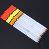 10 pcs Durable Plastic Fishing Floats Bobber Stick Tube Multi