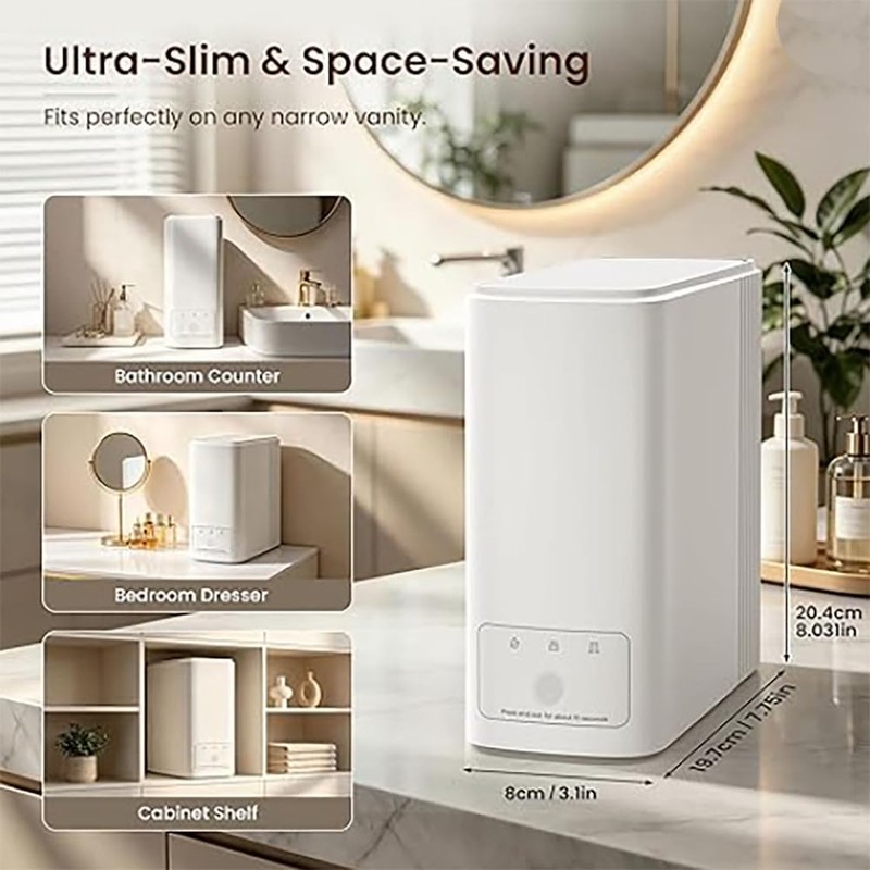 Hot Towel Warmer for Face, 5-Second Fast Heating Facial Home