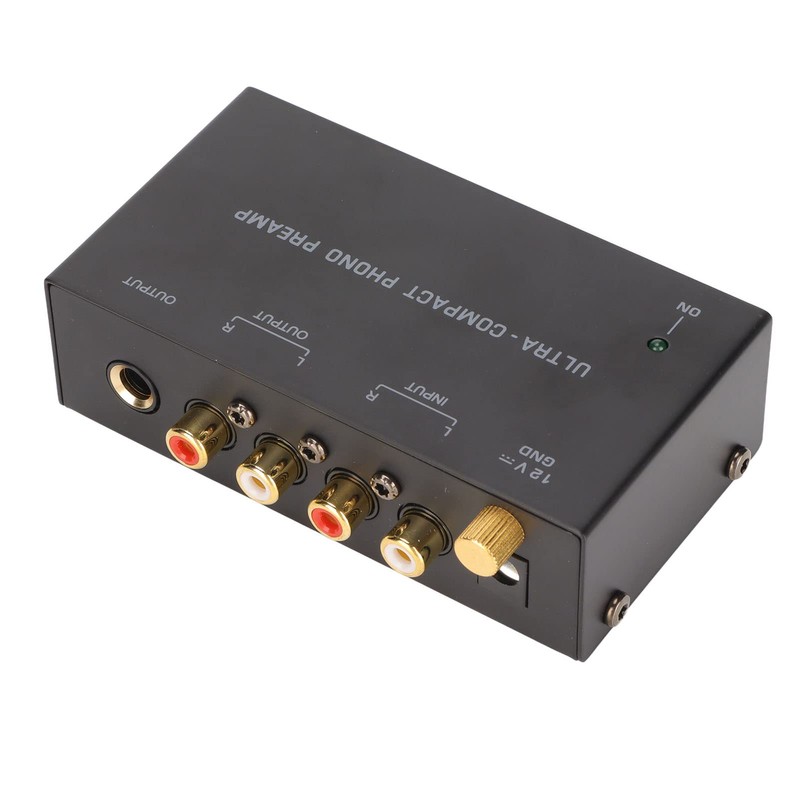 Preamplificador de Tocadiscos Phono, PP400 Entrada Estéreo Salida Amplificador de