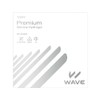 【5枚入り 1箱】WAVEワンデー プレミアム 【BC】8.8 【PWR】-8.50 ＜シリコーンハイドロゲル＞ クリア