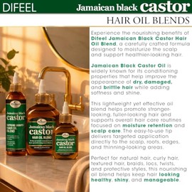 Difeel Superior Growth Jamaican Black Castor Premium Hair Oil 7.1 oz.