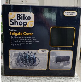 Bike Shop Cycling Tailgate Cover Pad 38.5" x 54" Pickup Bicycle Black New