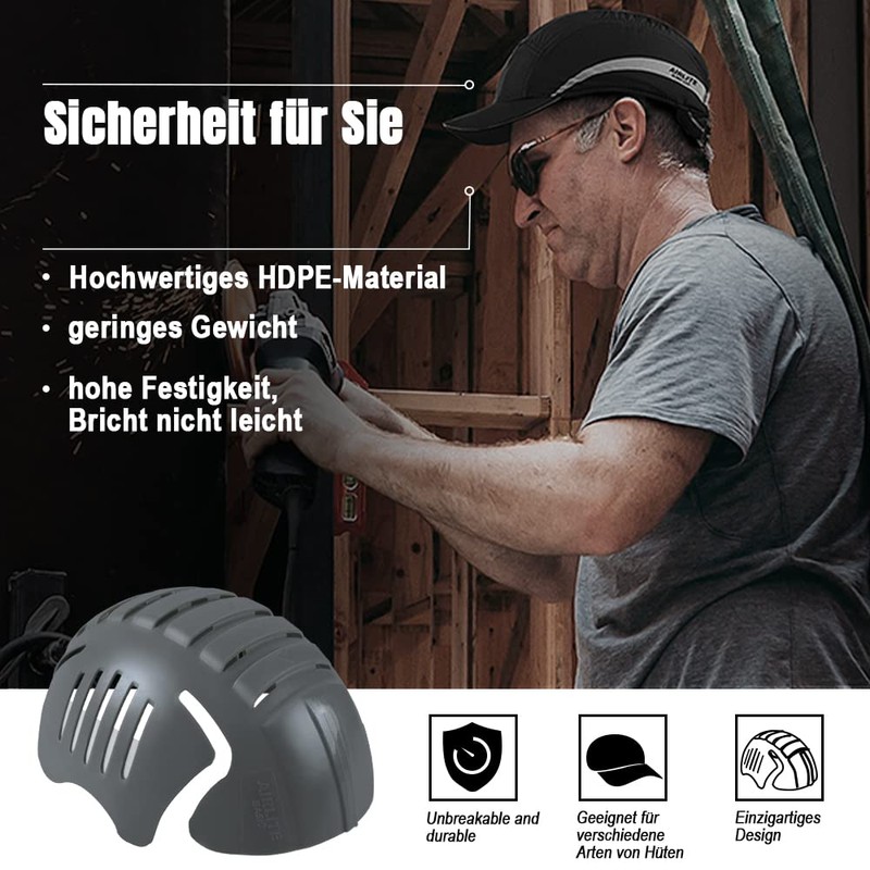 GREEN DEVIL Universal Safety Bump Cap Insert Hard Shell ABS