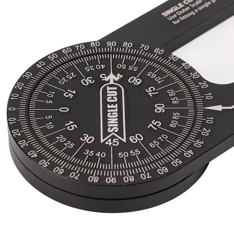 ieron 7 Inch Miter Saw Protractor Angle Finder Tool, 360°Angle