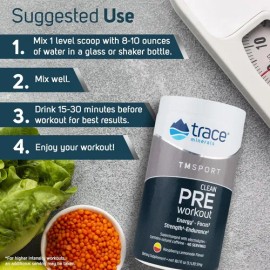 Trace Minerals Tmsport Preentrenamiento 40 Porciones