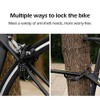 ACCECLE Bicycle Lock Cable Anti-Theft Password Resettable Road Bike Lock