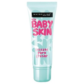 Maybelline Baby Skin Pore Eraser, Prebase de Maquillaje, Primer Hidrante con Fórmula Ligera para que la Piel Respire, Apta para Todo Tipo de Piel, Color Transparente, 20 ml