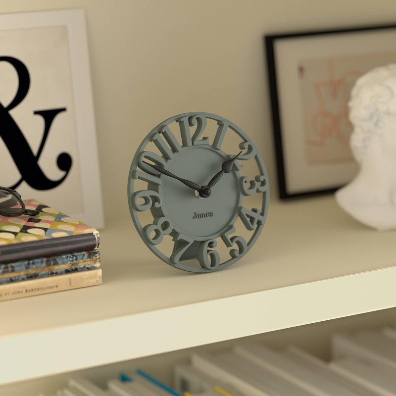 Jones Clocks® Ealing desk clock | Mini skeleton clock |