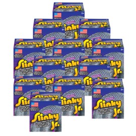 The Original Slinky Brand Metal Slinky Jr. Kids Spring Toy, Multi