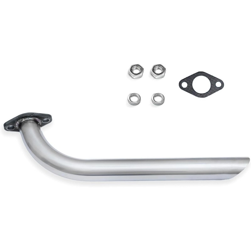 JMCHstore Mini bike exhaust header Pipe for Predartor 212 Engine