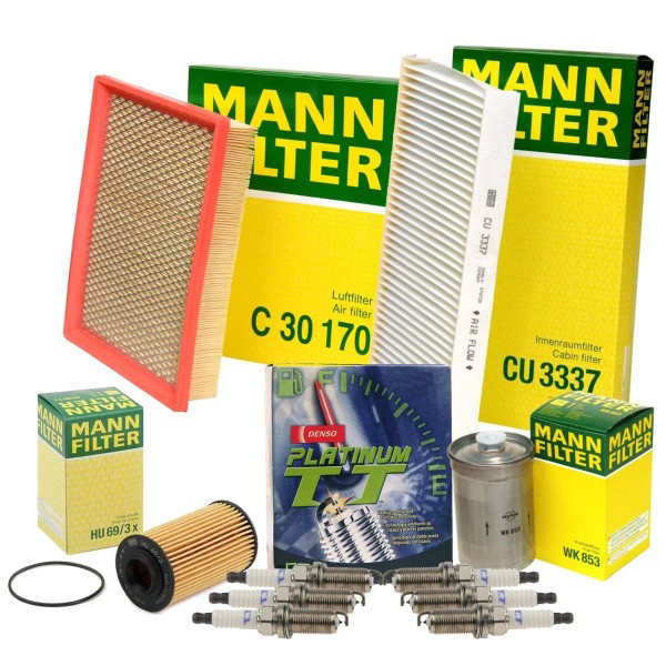 Mann-Filter Mann Engine Cabin Air Oil Fuel Filters & 6