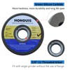 HONGUIS 3 Inch Green Silicon Carbide Grinding Stone Wheel,Flaring Cup