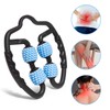 3D Muscle Massage Roller with Handle Trigger Point Massager Legs,