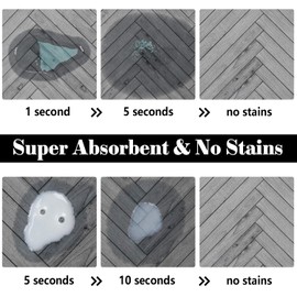 Dog Food Mats for Floors Absorbent, Pet Cat Food Mat - Quick Dry Dog Bowl Mats for Food and Water, Eco-Friendly Boho Pet Supplies