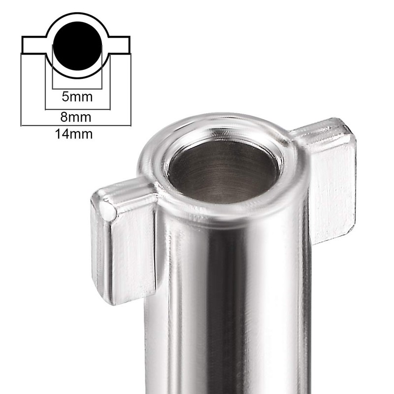 sourcing map Electrical Cabinet Key 4-Way Multi-Functional Triangle/Square Water Meter