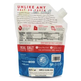 Redmond Real Salt - Ancient Fine Sea Salt, Unrefined Mineral Salt, 16 Ounce
