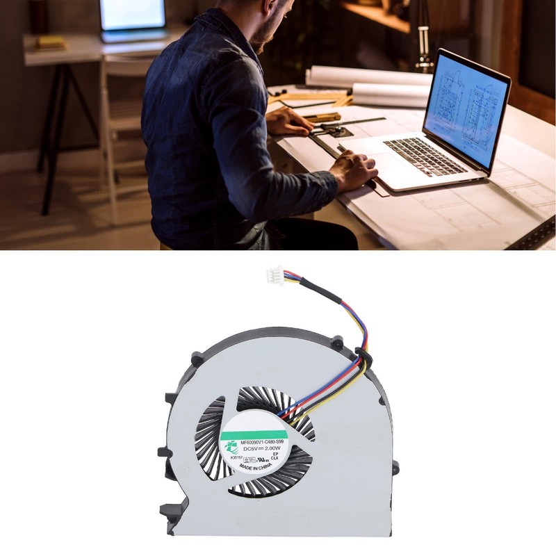 Dpofirs Replacement Laptop CPU Cooling Fan for Probook 450 455