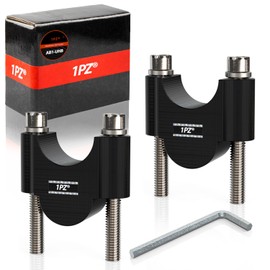 1PZ AB1-UH8 28mm Universal Handlebar Risers for 1 1/8 Handlebars Compatible with Husaberg, Can Am Spyder F3 Triumph & Kawasaki KLX250S High-Strength Chromoly Steel Bolts