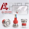 APIELE 10 Amp 25MM Latching Push Button Switch 12V Angel