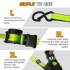 STARLEAPARTS Retractable Ratchet Straps (4PK 1.0INX12FT) - 1,500lb Break Strength,