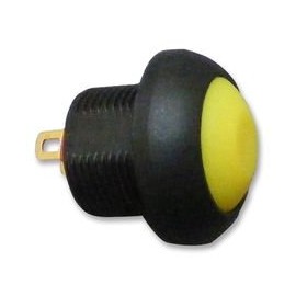Schalter, Druckknopf, SPST, IP67, gelb, Industrie-Druckknopfschalter, 1 Stück | MCPAS6B2M1CE5