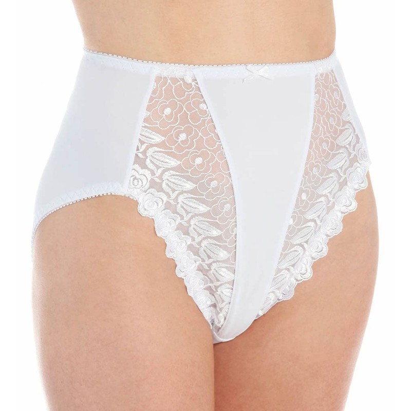 Valmont - Calzoncillos Bordados de Encaje y satén para Mujer,