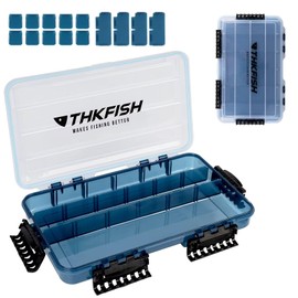THKFISH Caja de aparejos de pesca 3700S-1PC impermeable flotante señuelo caja