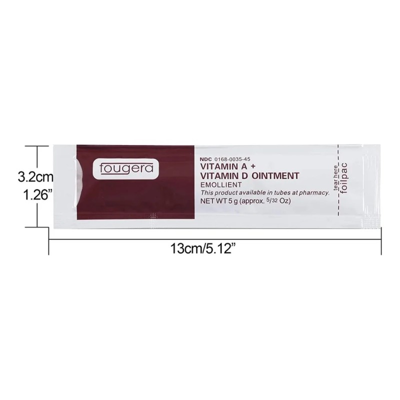 Crema Fougera Vitamina A, D Tatuaje Microblading 10 Pzs