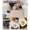 Quatish Leakproof Travel Soap Case with Lid, Shatterproof Bar Soap