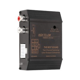 12V Auto O Level Converter Adapter Plug Speaker High to Low Port AntiInterference