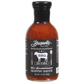 Braswell’s Ole Smokehouse Moppin' Sauce – Small-Batch, Renowned Specialty, Made in USA, Since 1946 (13.5oz)