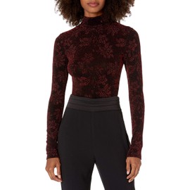 House of Harlow 1960 Women's Gwendolyn Bodysuit, Garnet, XX-Small