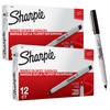 Sharpie Permanent Markers, Ultra Fine Point, Black, 24 Count, 2
