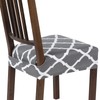 SearchI Stretch Dining Chair Seat Covers Set of 4, Soft