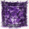 AzureGreen Triple Moon Altar Cloth 18" x 18"