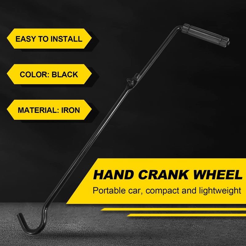 Yannjie Car Jack Hand Crank Wheel Wrench for Scissor Lift