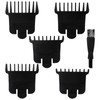 Bedaily 5-Pack Black Trimmer Guards for Andis T Outliner, Snap-on