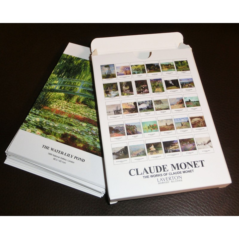 Monet Monet Art Book World Masterpieces Postcard Size 30 Cards