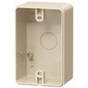 Mirai Industry PVR-0BC0J Exposed Switch Box Waterproof Outlet One-Side Grounding