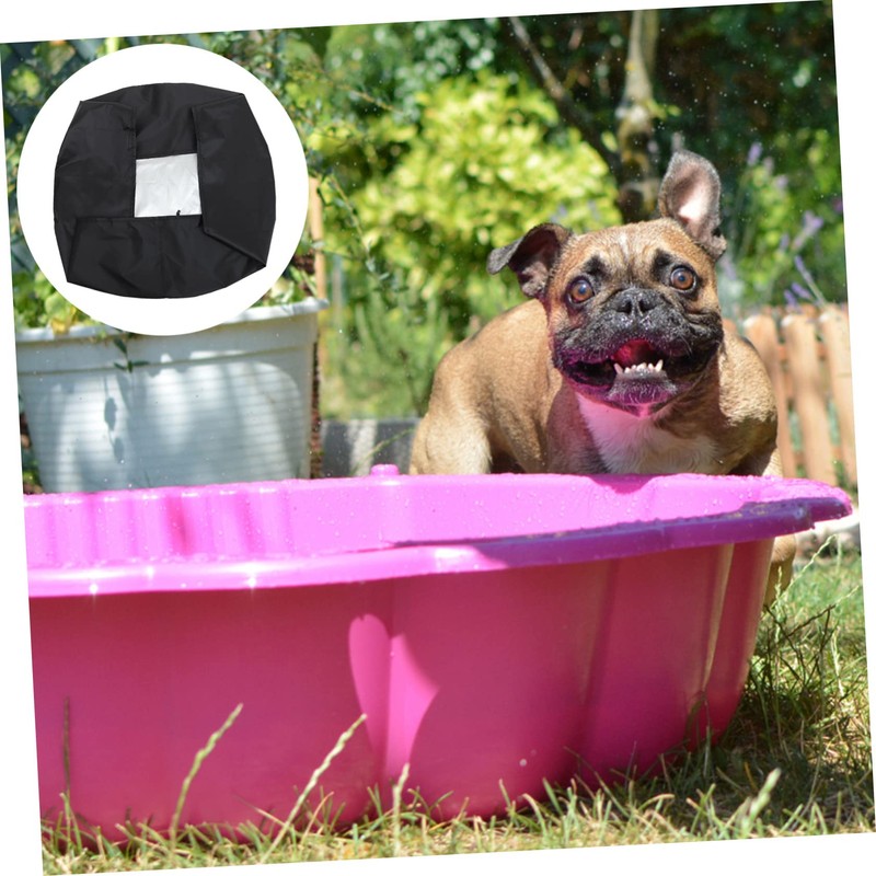 MERRYHAPY Practical Round Swimming Pool Cover Pet-Friendly Portable Easy to