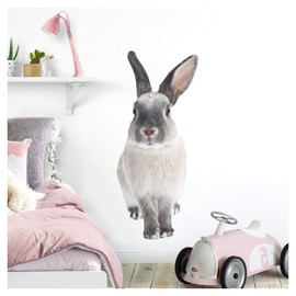 Little Deco DL526 Wall Sticker Rabbit I 13 x 29 cm (W x H) I Wall Sticker Children's Room Decoration Sticker Boy Wall Sticker Baby Room Sticker