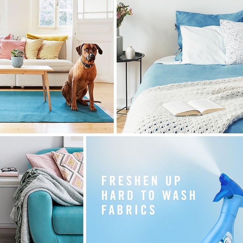 Febreze FABRIC Refresher, Zero Perfume, 23.6 oz Spray Bottle